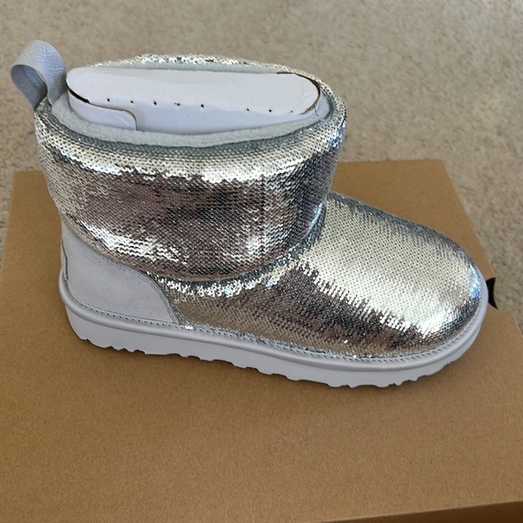 UGG Women's Classic Mini Mirror Ball Booties - Picture 2 of 11